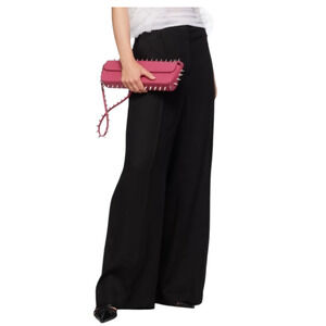Acne Studios Trousers sz EU 42 US 32 Women Black Creased Dress Pant Portugal 29"